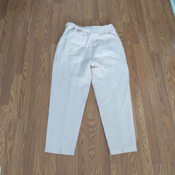 Joie Jun Cotton Linen Paper Bag Pants 10 EUC - Picture 3 of 3